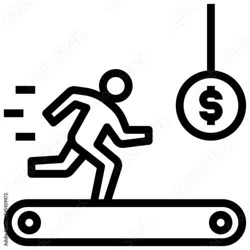 capitalism outline style icon
