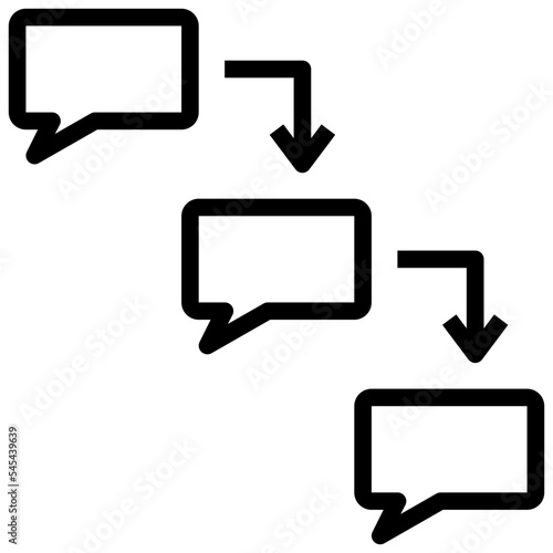 command outline style icon