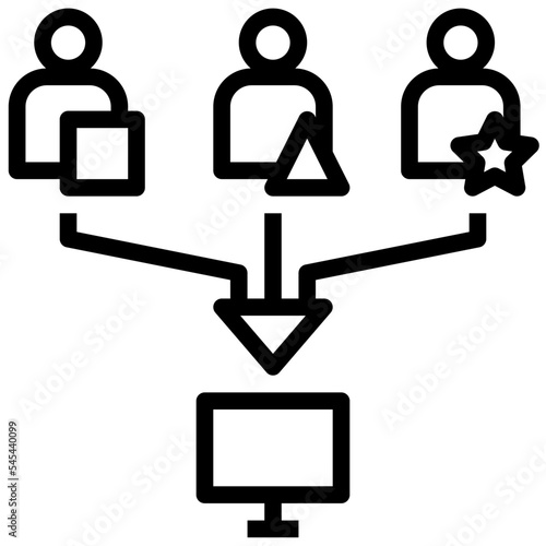 database outline style icon