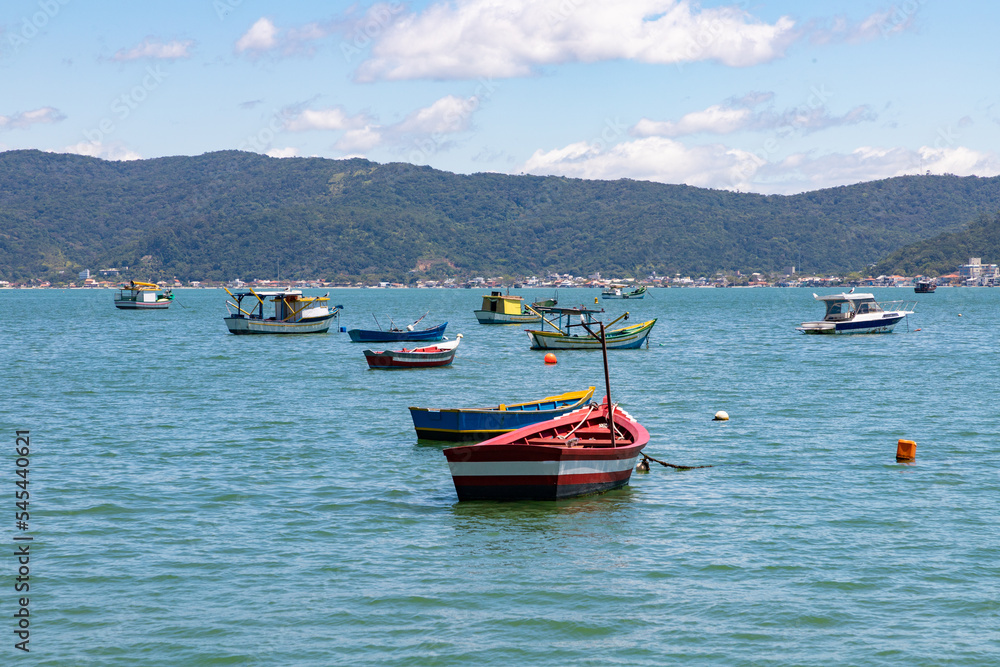 Fototapeta premium Fisherman Boats on the beach