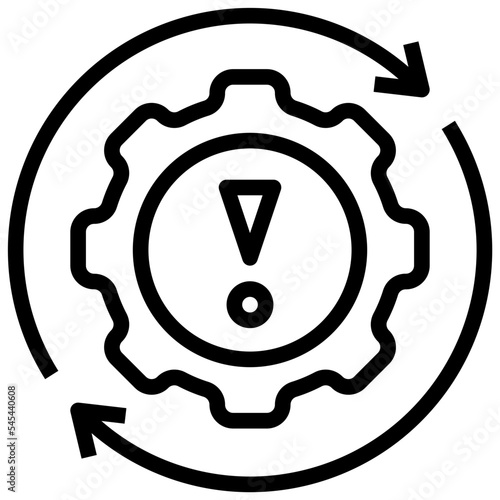error outline style icon