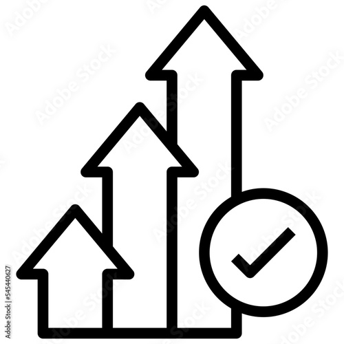 expectation outline style icon