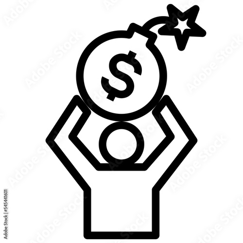 liability outline style icon