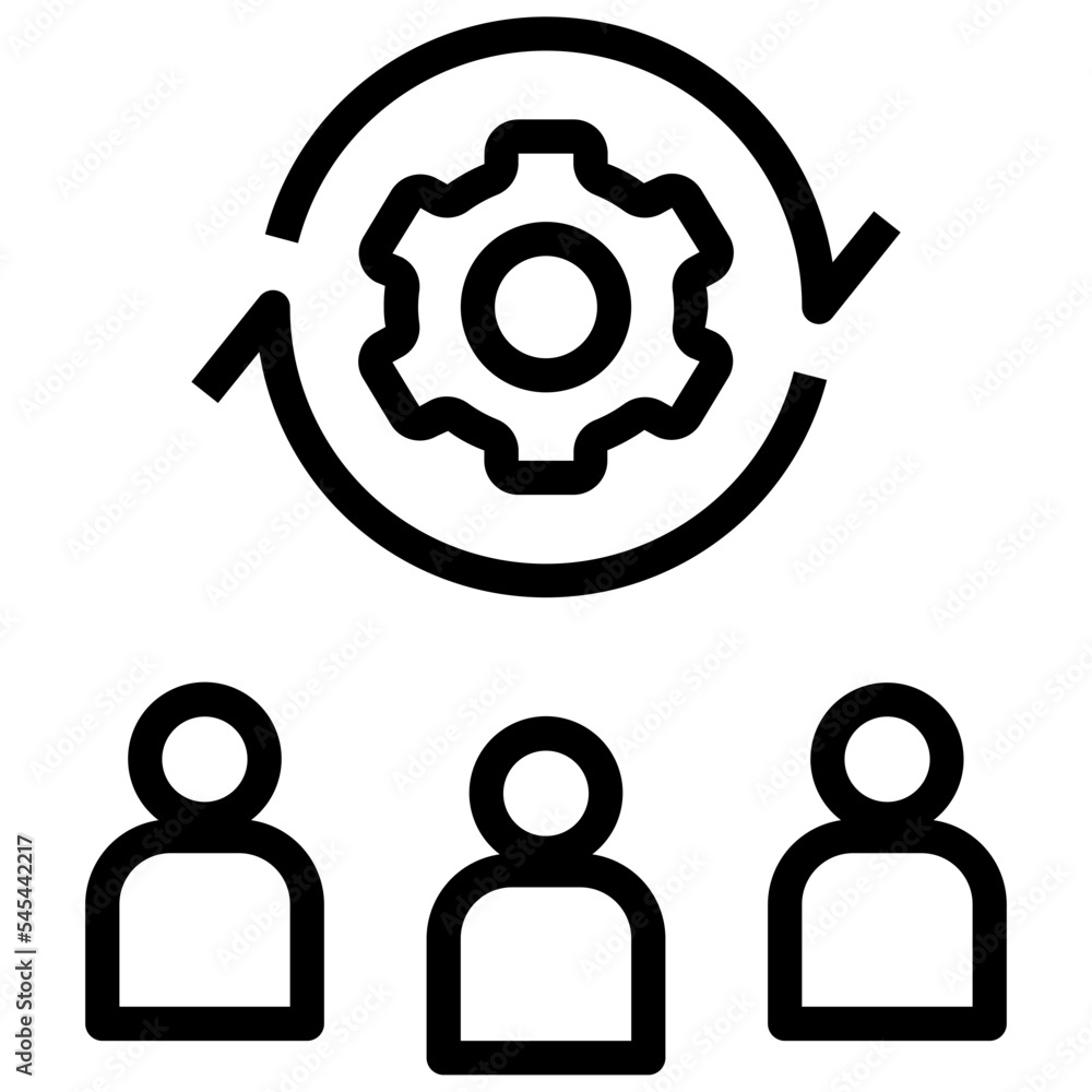 organization outline style icon organization outline style icon