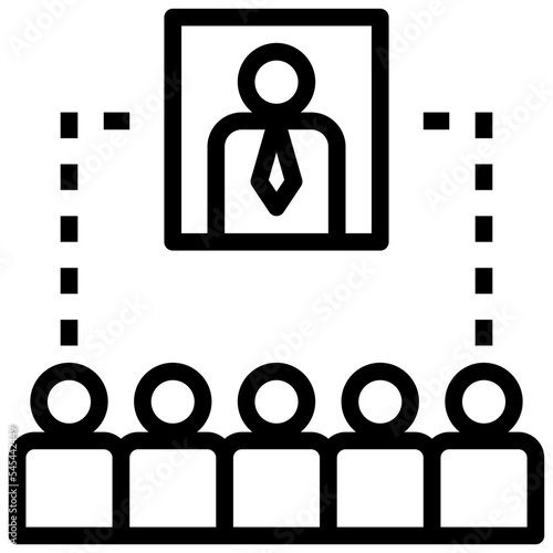 populist outline style icon
