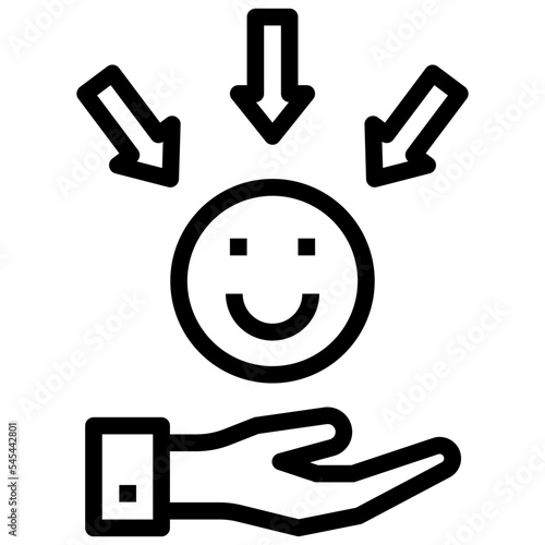 receiver outline style icon