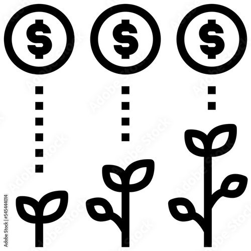 venture outline style icon