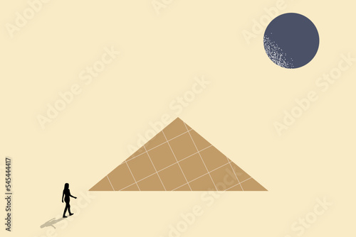Financial market growth. Business growth concept vector template. The concept of success, financial growth, profit. Career or investment opportunity symbol. Financial market, stock exchange.