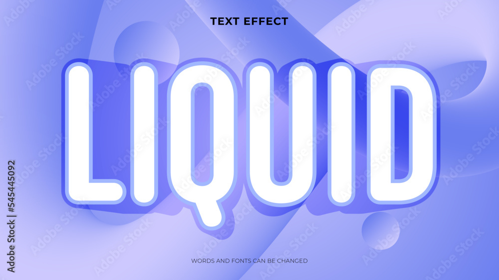 3d text effect on liquid background 3d text effect on liquid background