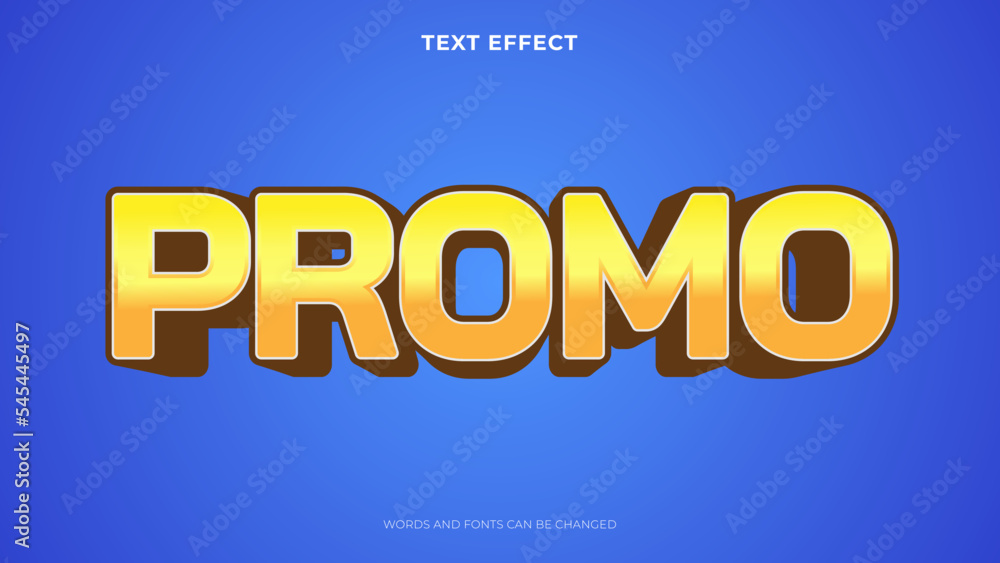promo text effect