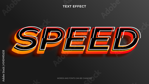 3d text effect light up