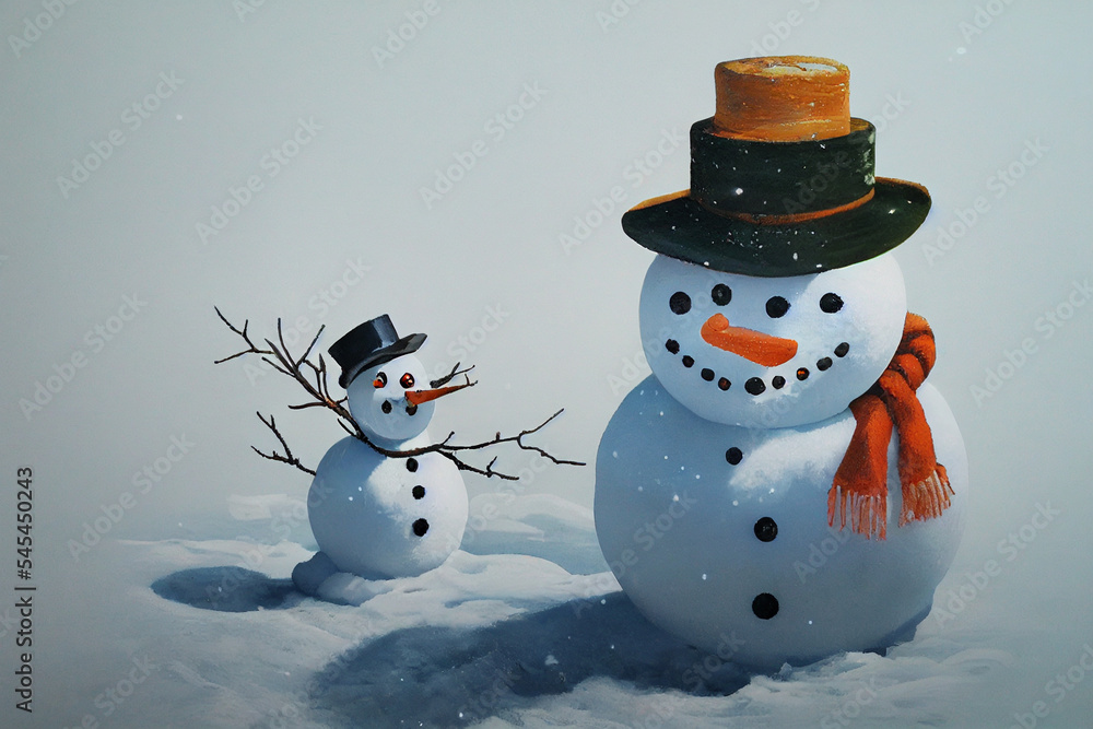 snowman with a scarf snowman with a scarf