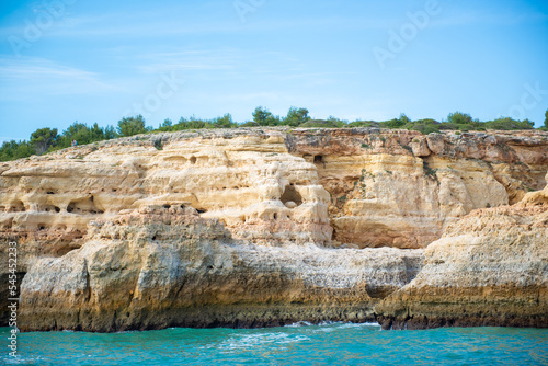 Atlantikküste Algarve Portugal Formation