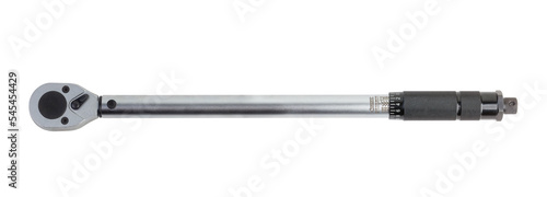New torque wrench isolated on a white background photo