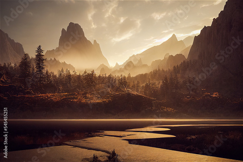 Desertic landscape