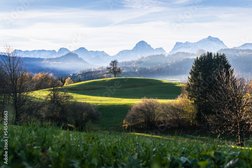 Herbstlandschaft im Windischgarstnertal, Oberösterreich photo