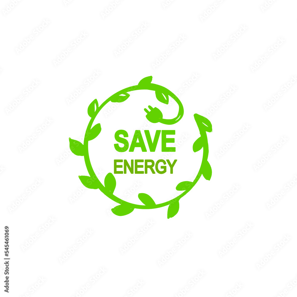 save energy vector badge logo icon save energy vector badge logo icon