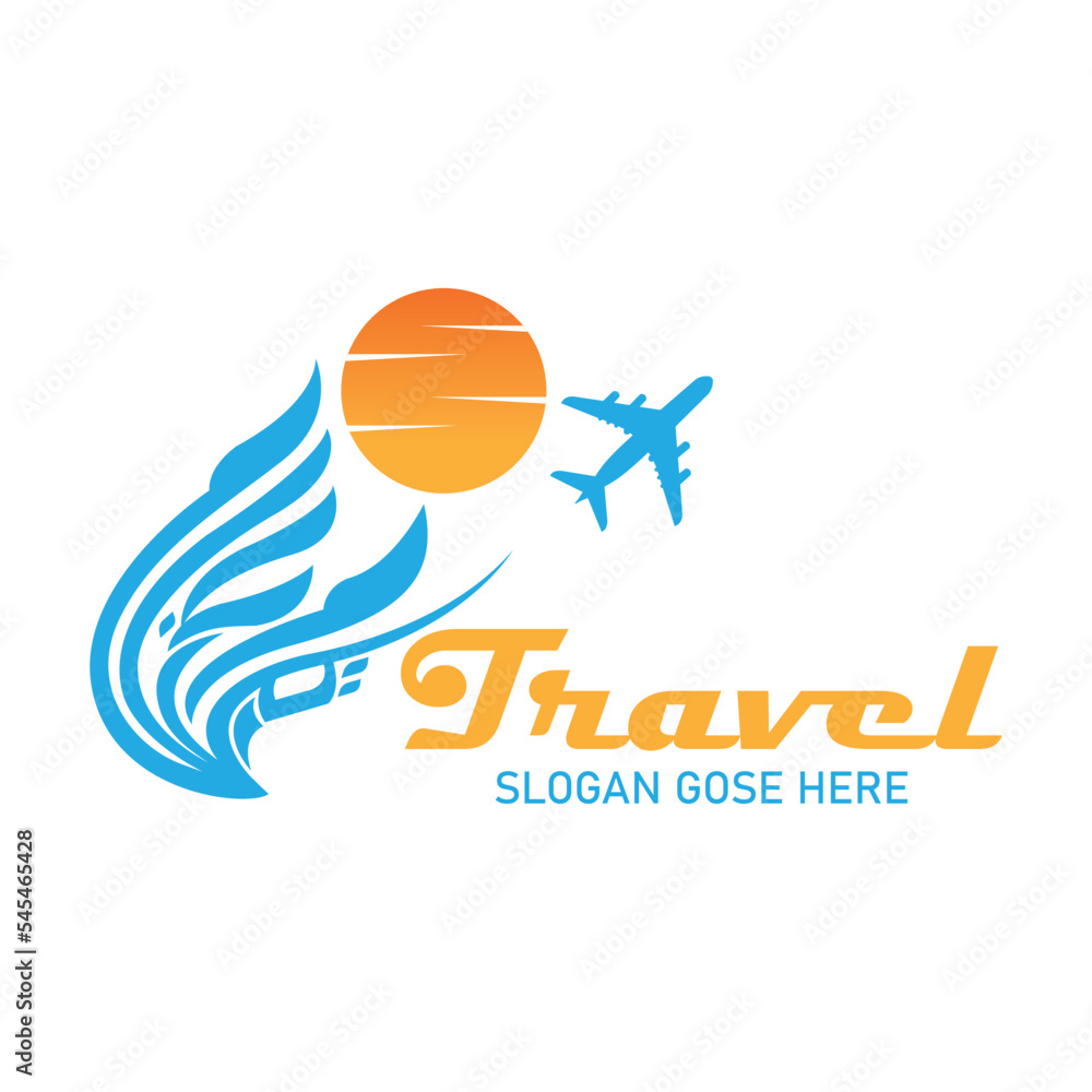 Travel logo design illustration. travel agency vector logo icon template. Travel logo design illustration. travel agency vector logo icon template.