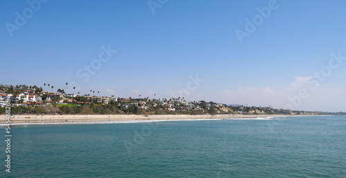 Beach next to the San Clemente Pier in Orange County  California  USA