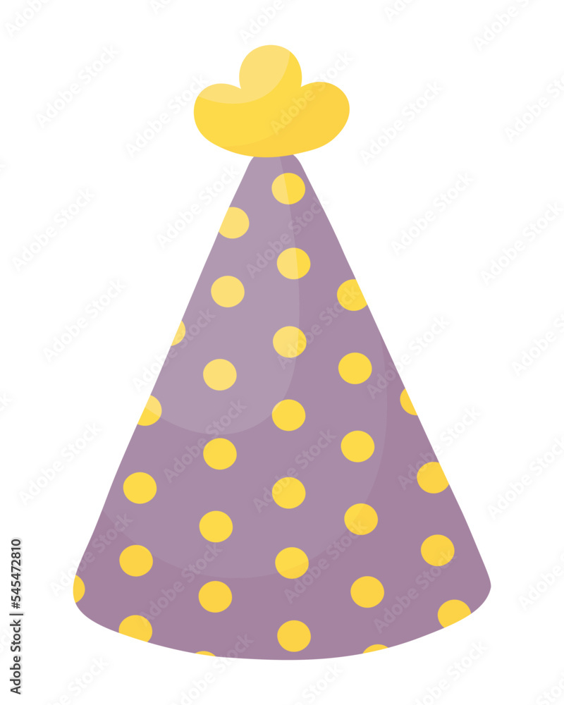 Doodle flat line clipart. Cute hat for holidays. All objects are repainted. Doodle flat line clipart. Cute hat for holidays. All objects are repainted.