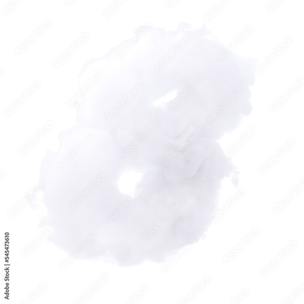 Sign number eight cloud texture 3d illustration, concept anniversary Sign number eight cloud texture 3d illustration, concept anniversary