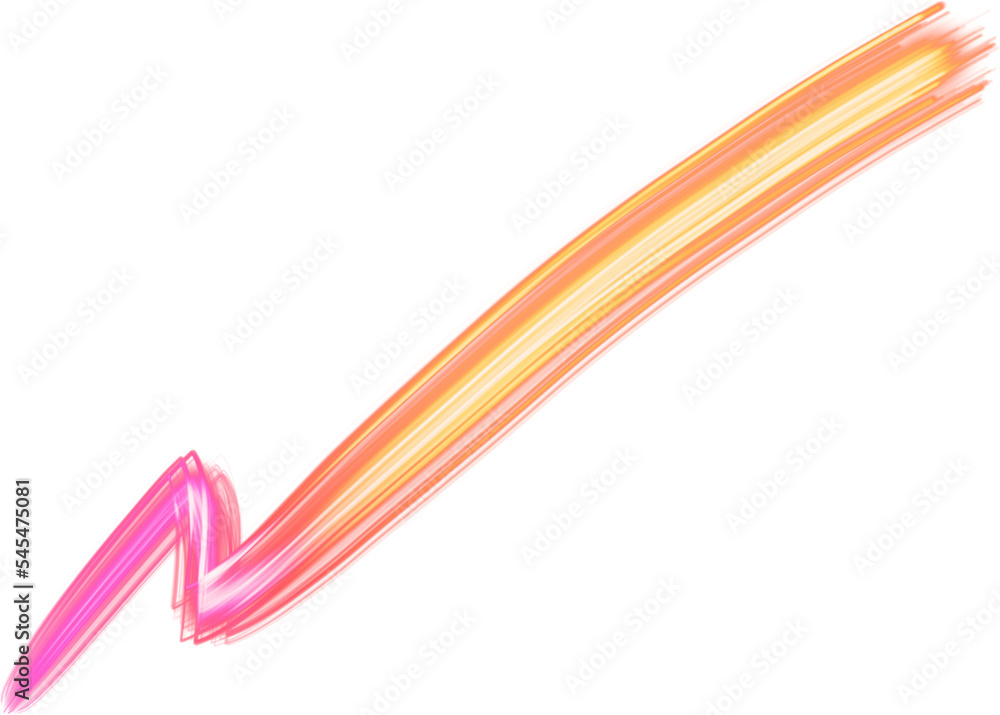 Neon line doodle abstract Neon line doodle abstract