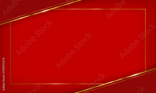 ラグジュアリーな雰囲気のゴールド線で作った背景フレーム