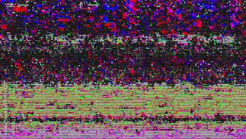 Bad TV signal, distortion, noise.