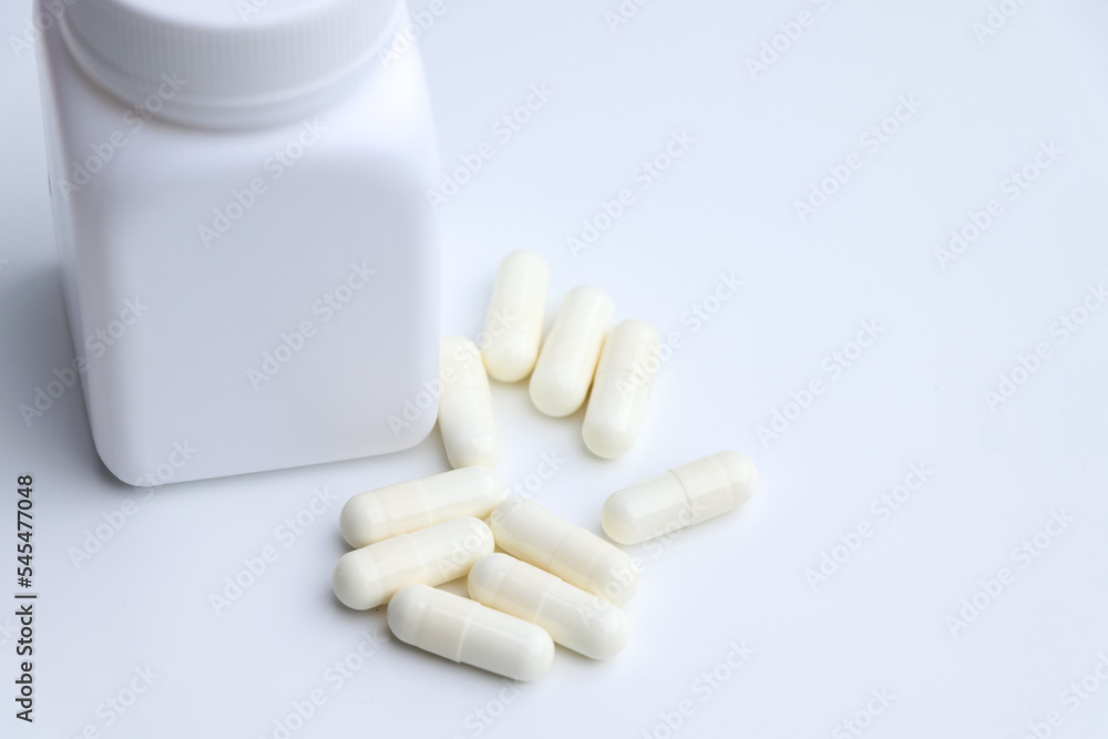 Vitamin pills, food supplement for health or used to treat disease Vitamin pills, food supplement for health or used to treat disease