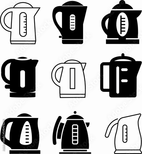 badges, household kitchen appliances, electric kettle, logo