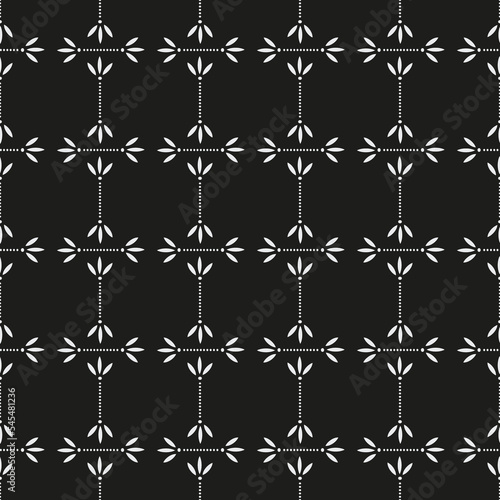 Black and white checkered pattern. Seamless pattern, suitable for fashion textiles and graphics