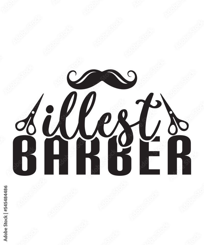 Barber quotes typography print vector template design Barber quotes typography print vector template design