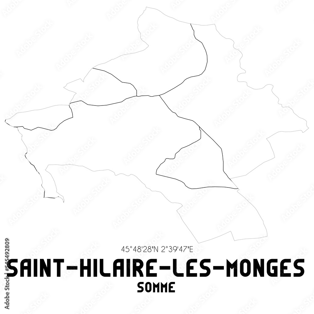 Fototapeta mapa świata dla dzieci SAINTHILAIRELESMONGES Somme