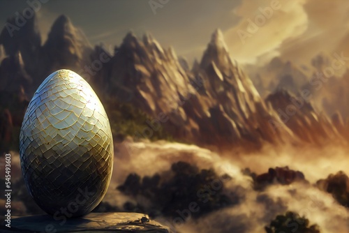 Fantasy dragon egg