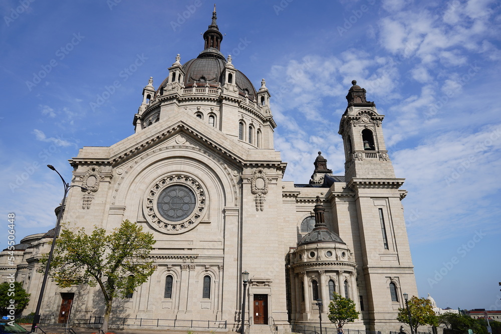 Mighty Roman Catholic Church, Cathedral of Saint Paul stands in great awe over St. Paul, Minnesota. The building opened in 1915.