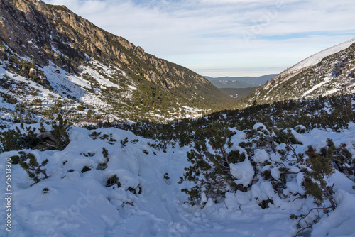 Winter landscape of Rila Mountain near Malyovitsa peak, Bulgaria © Stoyan Haytov