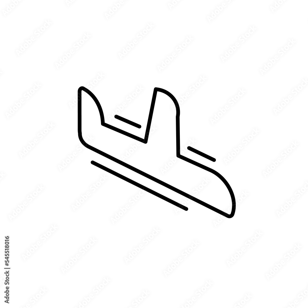 The plane crash outline icon. The aircraft accident outline icon. Life insurance in case of plane crash eps 10 The plane crash outline icon. The aircraft accident outline icon. Life insurance in case of plane crash eps 10
