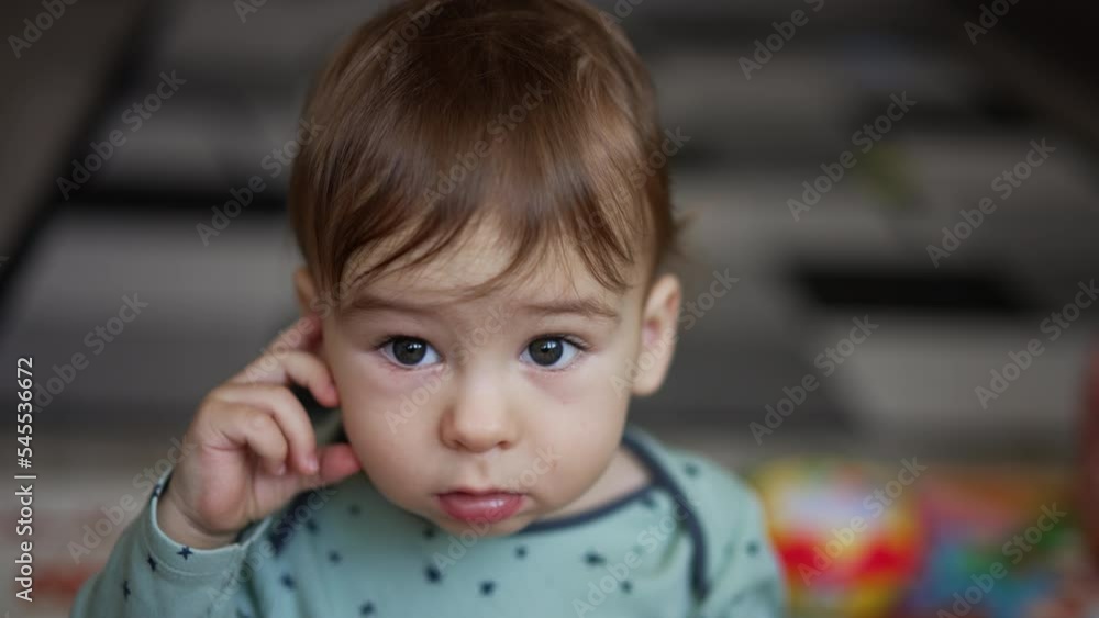 Portrait of cute little boy. Beautiful funny infant child. Portrait of cute little boy. Beautiful funny infant child.