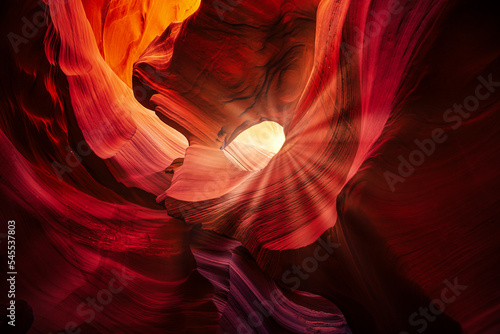 antelope canyon in arizona america - background and travel concept.
