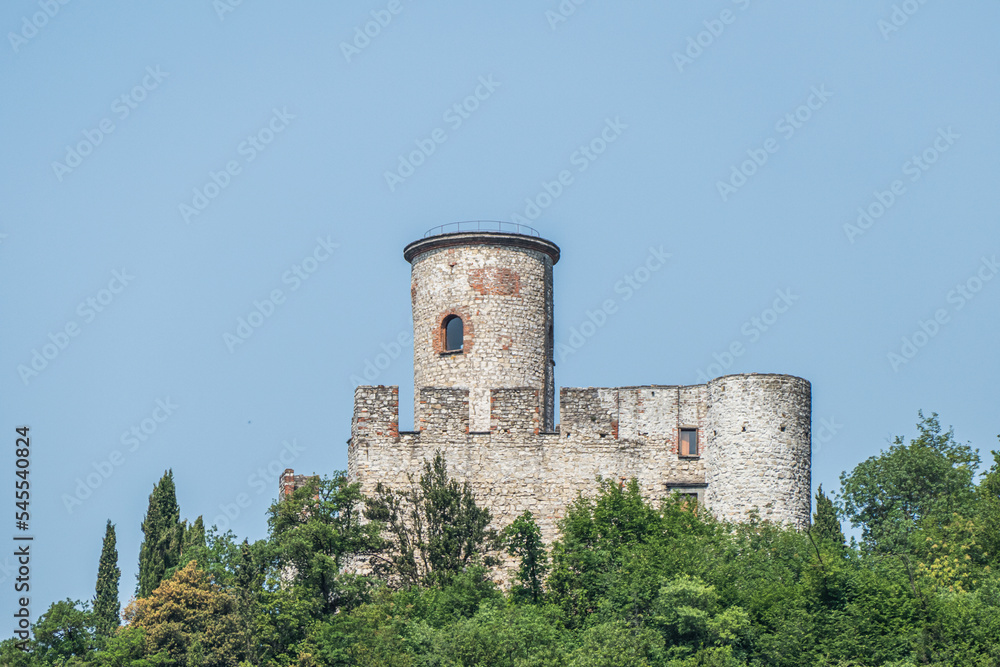 the beautiful Tower Rocca Martinengo in Monte Isola