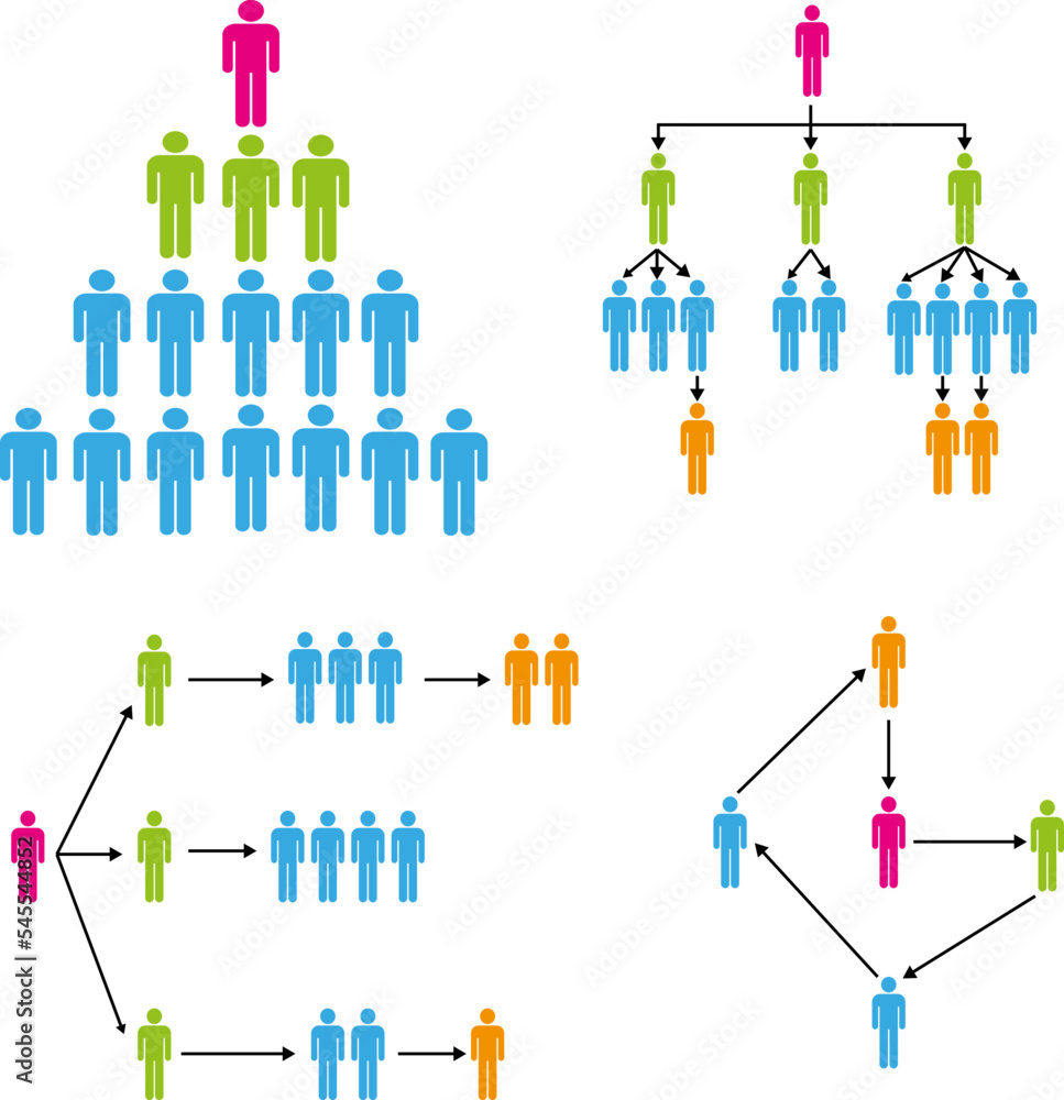 Business structure set on a white background
Business structure set on a white background