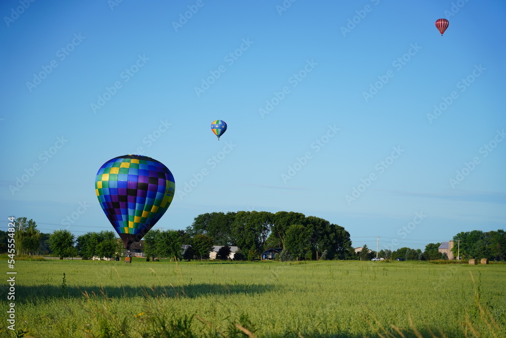 Obraz premium Wisconsin Hot Air Balloon Rally