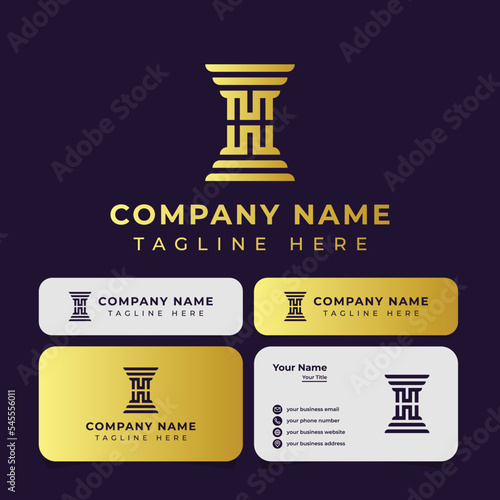 Letter H or MW Lawyer Logo, suitable for any business related to lawyer with H or MW, WM initial.