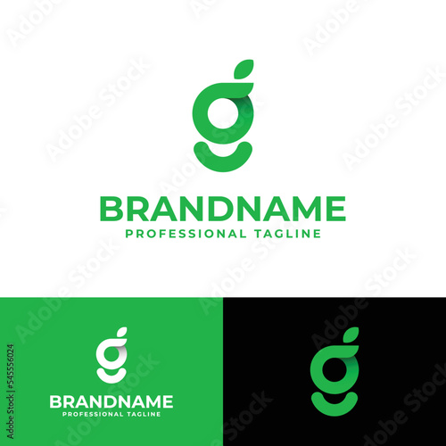 Letter G Nature Logo, suitable for any business related to Nature with G initial. photo