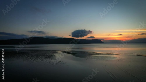 Wallpaper Mural Sunset of the sea, Conwy Bay in Wales Torontodigital.ca