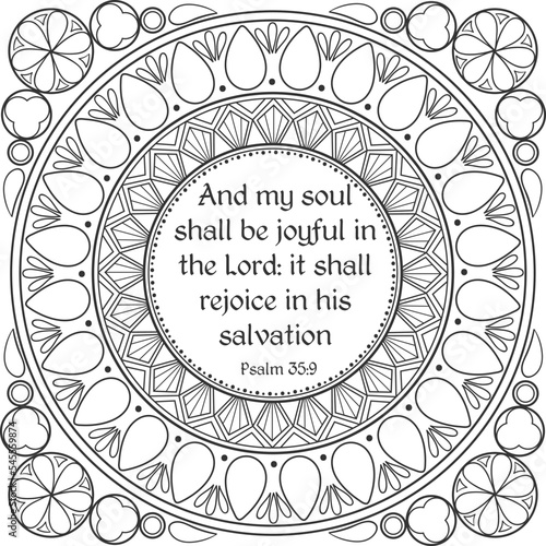 Christian biblical verse coloring page