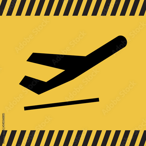 Logo transport aérien.