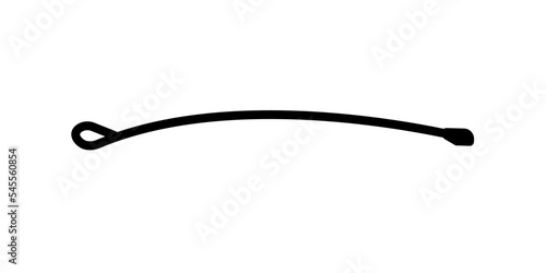 Riding whip pictogram vector illustration.