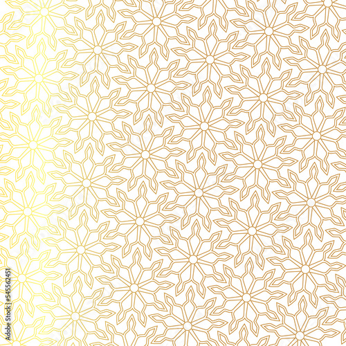 islamic golden pattern mandala batik syle for islamic day event, social media background