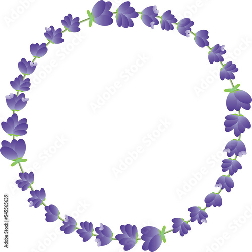lavender flower wreath
